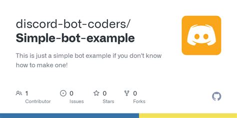 bot discord github|discord bot example github.